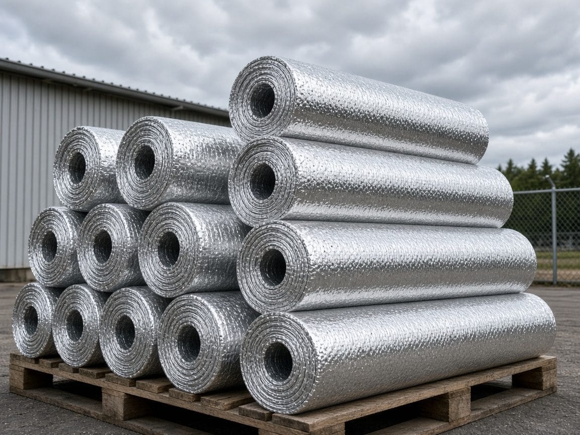 Illustrative photo of Aislante térmico aluminizado para techo.