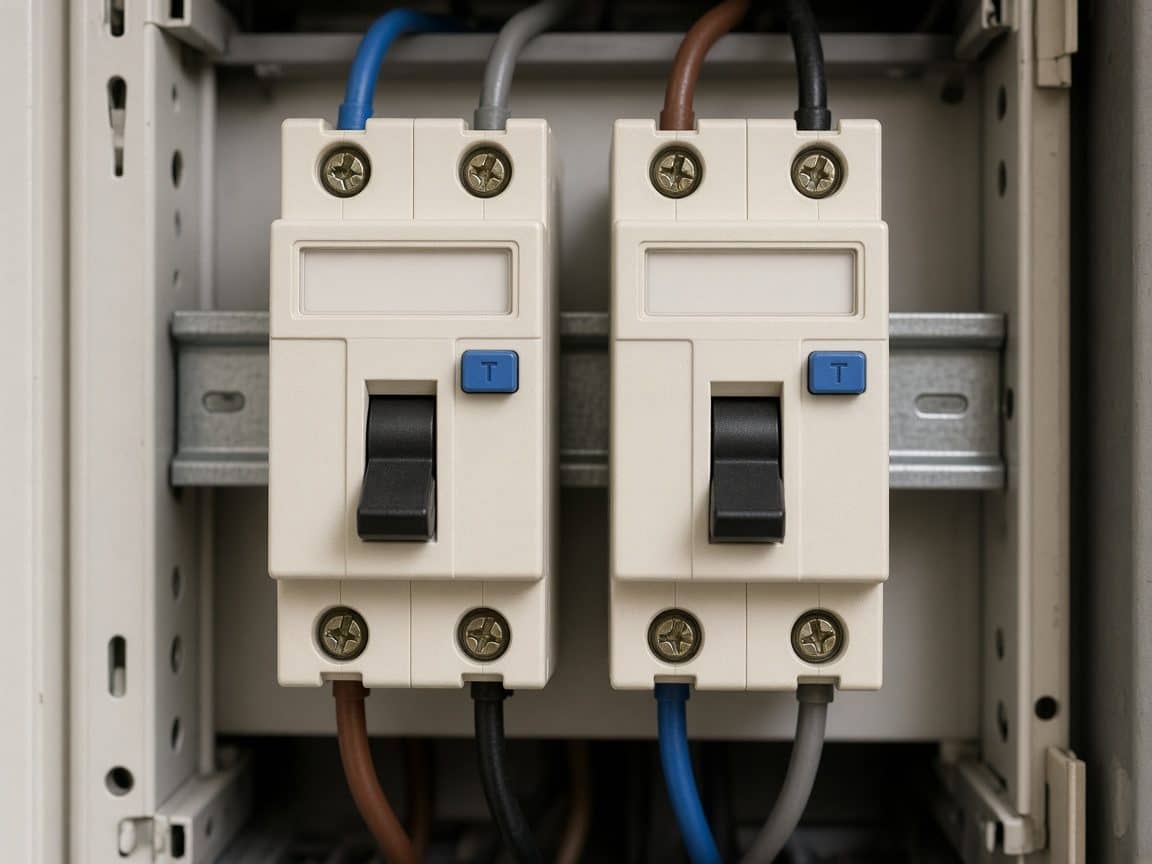Foto ilustrativa de Interruptor diferencial 30 mA.