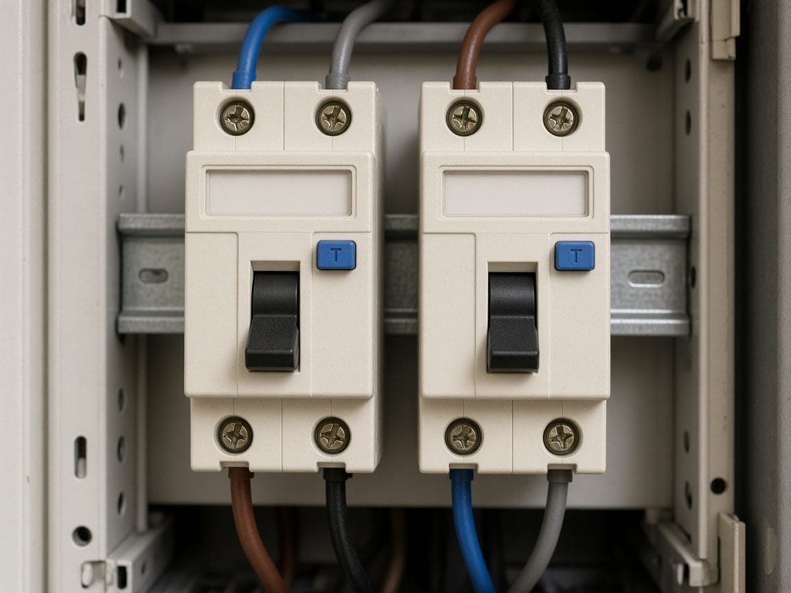 Illustrative photo of Interruptor diferencial 30 mA.