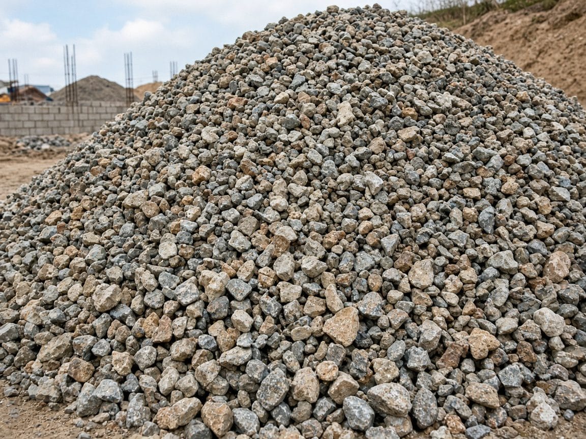 Foto ilustrativa de Ripio / piedra partida.