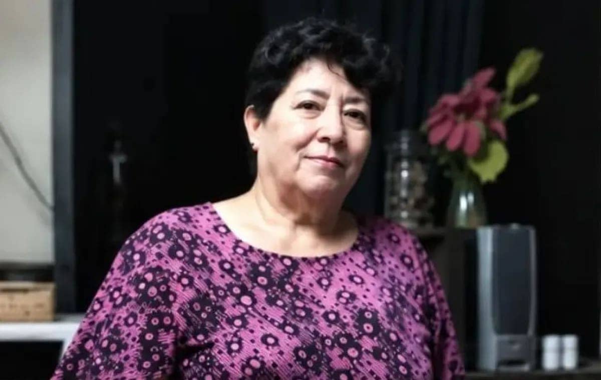 Norma Edith Bedoya, de blusa rosa, en una foto de archivo.